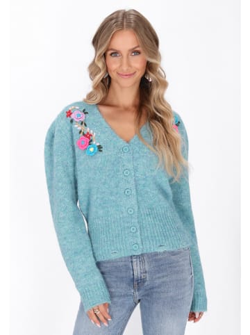IZIA Cardigan in blue mint