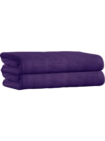 Erwin Müller Baumwolle Sommerdecke 2er-Pack in violett