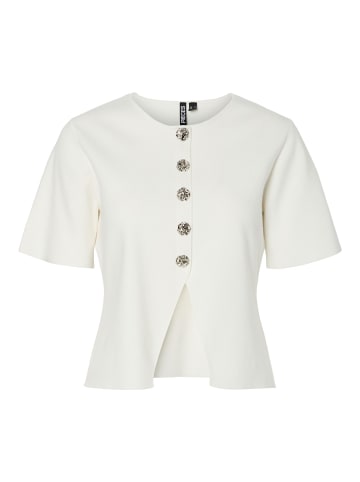 Pieces Strickjacke in Cloud Dancer