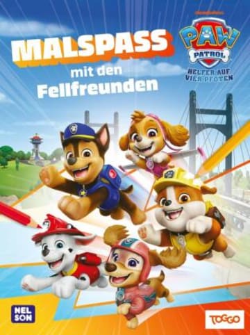 Nelson Buch - PAW Patrol Kindergartenheft: Malspaß mit den Fellfreunden