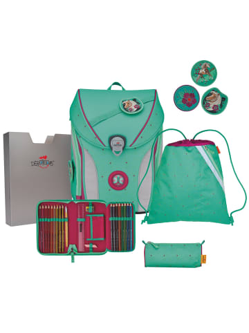 DerDieDas ErgoFlex Max Schulranzen-Set 5-teilig in peppermint pony