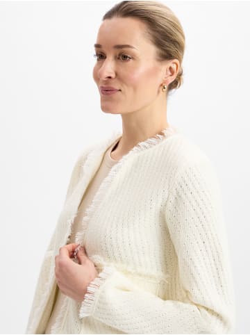 Marie Lund Strickjacke in ecru - 0001