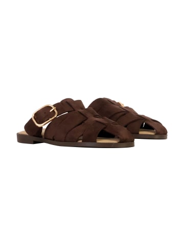 Joia Sandalen zum Hineinschlüpfen Braun