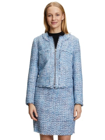 Betty Barclay Blazer-Jacke mit Fransen in Light Blue/Dark Blue