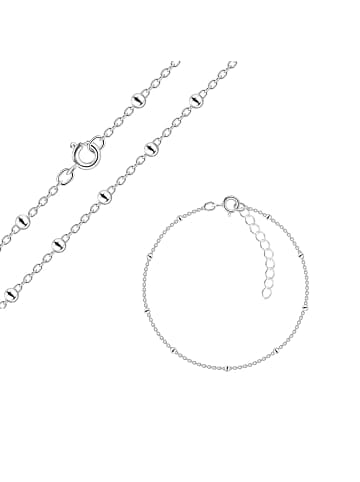 Alexander York Schmuckset Kette und Armband SATELLITE, 2-tlg. in silber