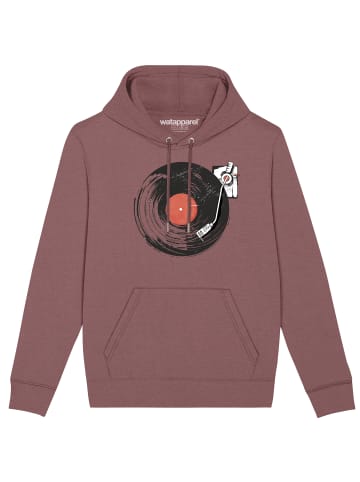 wat? Apparel Sweatshirt Schallplatte in Kaffa Coffee