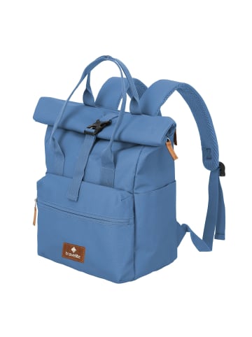 travelite Basics Daypack 37 cm Laptopfach denim