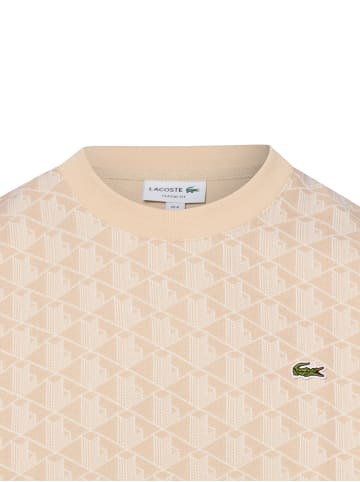 Lacoste T-Shirt in beige weiß