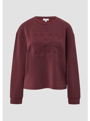 s.Oliver Sweatshirt in 39D0_bordeaux