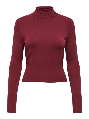 ONLY Strickpullover in Cabernet