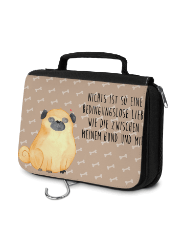 Mr. & Mrs. Panda Organizer Mops mit Spruch in Hundeglück