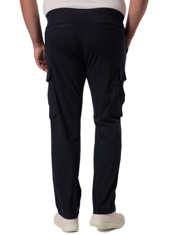 Men Plus Cargohose lang in navy blau