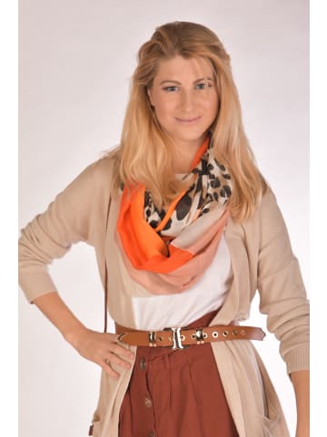 styleBREAKER Loop Schal in Violett-Flieder-Altrose