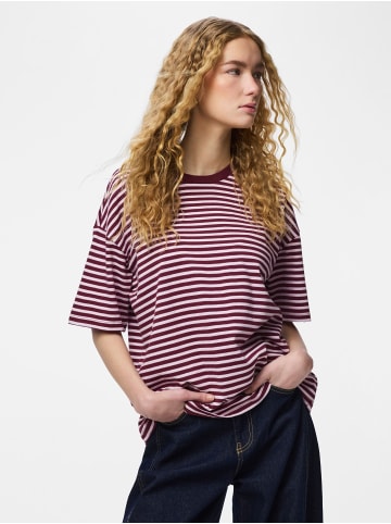 Pieces T-Shirt in Tawny Port