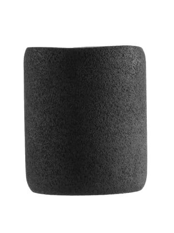 Douceur d’Intérieur Zahnbürstenbehälter AQUAMARBRE in Schwarz, Ø 8,5 x (H) 10 cm