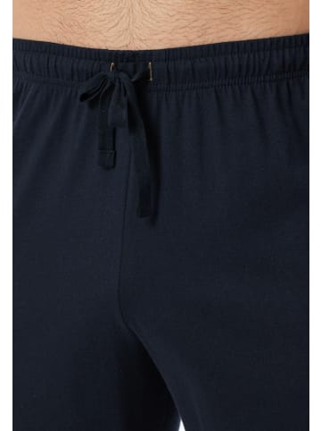Schiesser Pyjama kurz für Herren in dunkel-blau