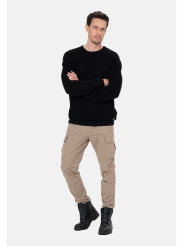 KEY LARGO Pullover 'Bern' in schwarz