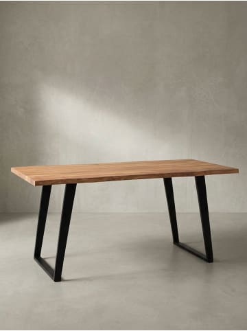 KADIMA DESIGN Schreibtisch Massiv Baumkante, Handarbeit, Professional