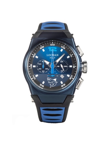 Locman Herrenuhr "Mare Chronograph" in Blau