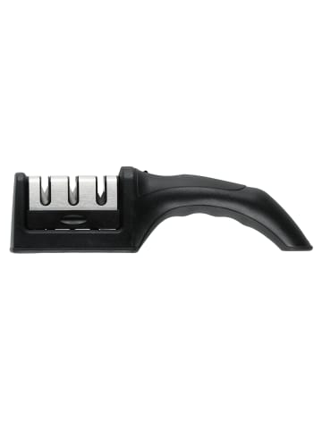 Maku Messerschärfer in Schwarz, (B) 5 x (H) 21,5 x (L) 6 cm