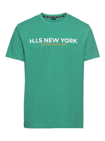H.I.S. T-Shirt in grün