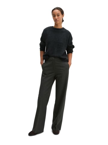 Marc O'Polo Kuscheliger Pullover loose in Coal Grey Melange