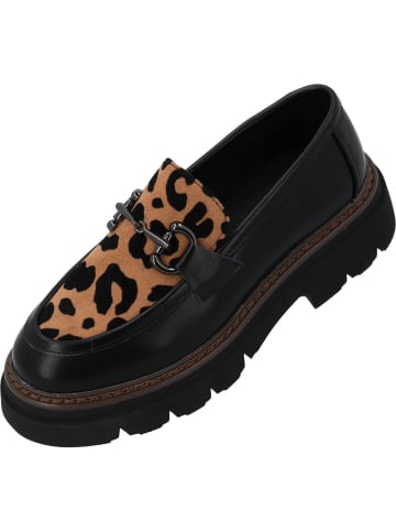 palado Loafers in BLACK CAMEL