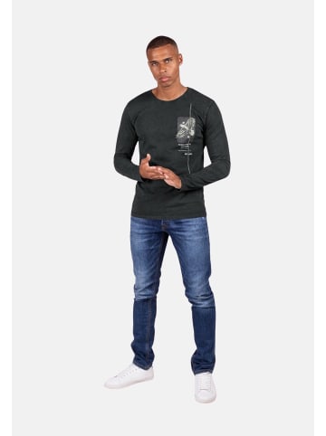 KEY LARGO Longsleeve 'Enemies' in schwarz
