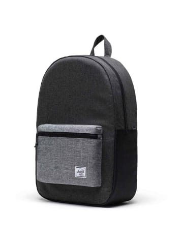 Herschel Settlement 23 - Rucksack 15" 45 cm (gargoyle) in black crosshatch/black/raven crosshatch
