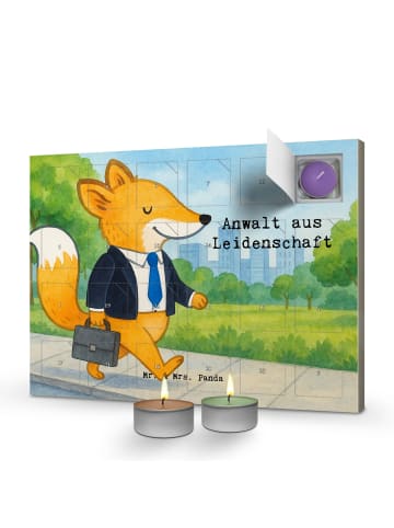 Mr. & Mrs. Panda Kerzen Adventskalender Anwalt Leidenschaft Desi... in Weiß