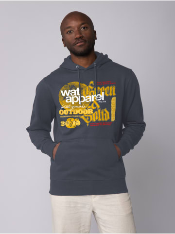 wat? Apparel Sweatshirt LIMITED EDITION LOGO PRINT 02 in India Ink Grey