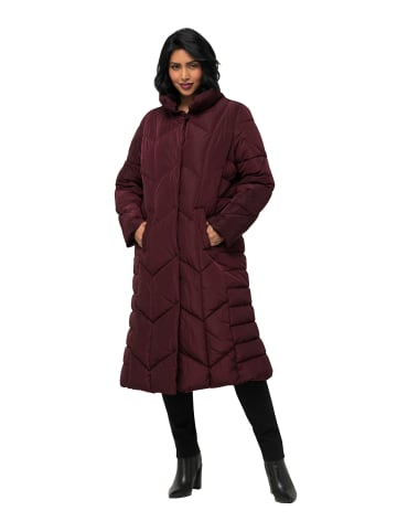 Ulla Popken Mantel in dunkle traube