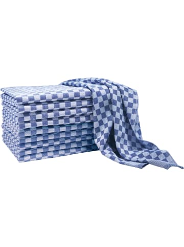 Erwin Müller Baumwolle, Jacquard Geschirrtuch 10er-Pack in blau