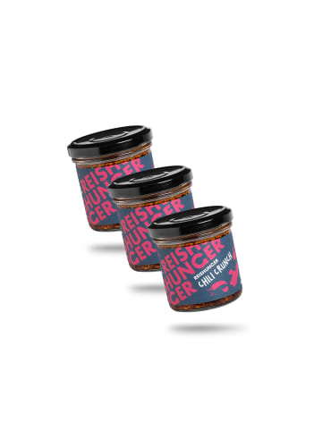 Reishunger 3er Vorteilsset Reishunger Chili Crunch (3 x 120g)