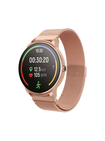 COFI 1453 Fitness Tracker Wasserdicht IP67 Multi-Sport-Funktion Smart Watch in Rosa