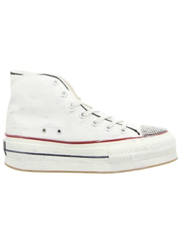 Nan-Ku Schnürstiefelette in weiss