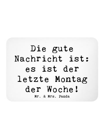 Mr. & Mrs. Panda magnet für kühlschrank Spruch Hoffnung Montag m... in Weiß