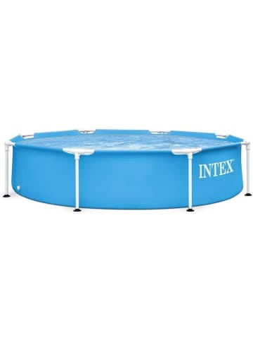 Intex Rundpool Metal Frame in blau ab 6 Jahre