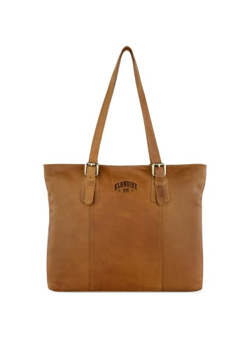 KLONDIKE 1896 Rush Lily Schultertasche Leder 35 cm in cognac