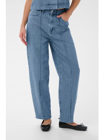 Soaked in Luxury Jeans SLRinatina Lockere Passform in Medium Blue Denim