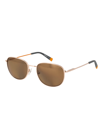 Herren Sonnenbrillen Oval Gold
