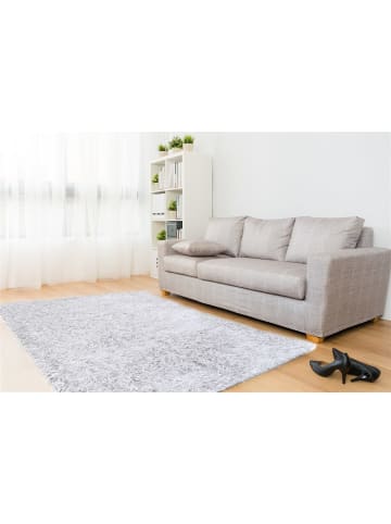 Arte Espina Kurzflor Teppich Beat 810 in silbergrau - rechteckig