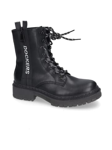 DOCKERS Schnürboot in schwarz