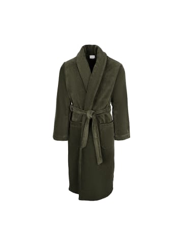Schalkragenmantel Homewear in olive