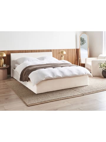 Beliani 2-tlg Doppelbett ORBEY in Weiß