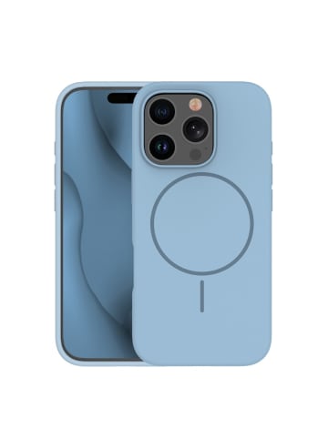 COFI 1453 TFO Silicone Thin Mag kompatibel mit Apple iPhone 16 Pro Max in Hellblau