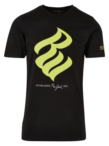 Rocawear T-Shirts in black/lime