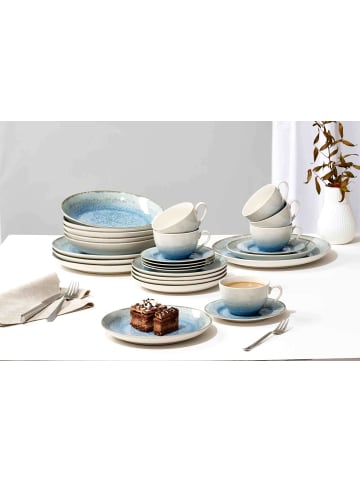 Ritzenhoff & Breker 18er Set Kaffeeservice Oslo in blau-grau