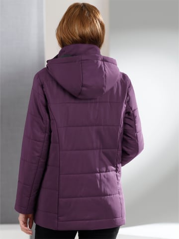 Sieh an! Steppjacke in aubergine