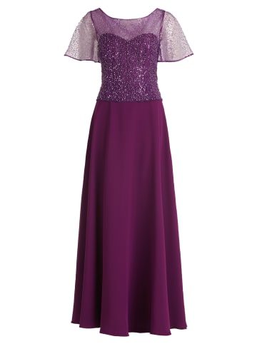 Vera Mont Abendkleid mit Stickerei in Real Purple